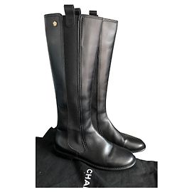 Chanel Boots Black
