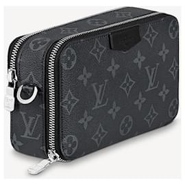 Louis Vuitton-LV Alpha tragbare Geldbörse neu-Grau