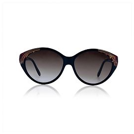 Jacques Fath Gafas de sol vintage de acetato negro mod. 921-3 FA 62 Negro