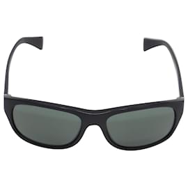 Prada-Prada Square Sonnenbrille aus schwarzem Acryl-Schwarz