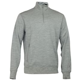 Ralph Lauren-Polo Ralph Lauren Half-Zip Pullover em lã cinza-Cinza