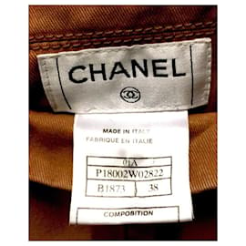 Chanel-Chanel trench in tan cotton-Other,Yellow