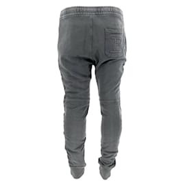 Balmain-Balmain pants in grey cotton mix-Grey