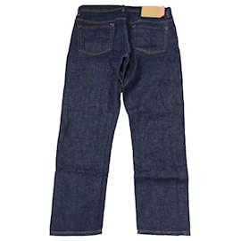 Autre Marque-Acne Studios schmal zulaufende Jeans aus indigoblauer Baumwolle-Blau