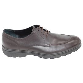Scarpe Derby Stringate Salvatore Ferragamo in Pelle Marrone Marrone