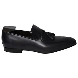 Berluti Loafer com borla em couro preto Preto