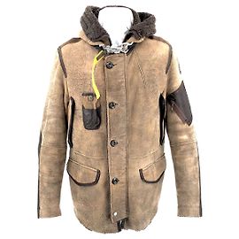 Parajumpers parka in brown shearling Brown