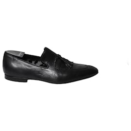 Berluti-Berluti Tassel Loafers in Black Leather-Black