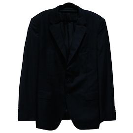 Loro Piana Blazer in Navy Blue Super 150 wool Blue Navy blue