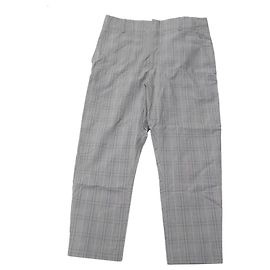 Pantalón Isabel Marant Etoile Plaid de Algodón Gris Gris
