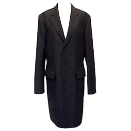 Louis Vuitton-Louis Vuitton coat in dark brown cashmere and wool-Brown