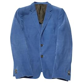 balenciaga blue blazer mens