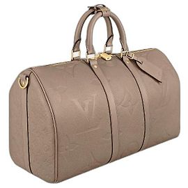 Louis Vuitton LV Keepall empreinte neuf Gris