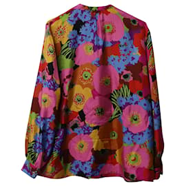Gucci-Camisa Gucci X Ken Scott em seda com estampa floral-Outro
