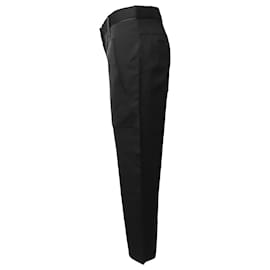 Victoria Beckham-Victoria Beckham Tailored Trousers in Black Viscose-Black