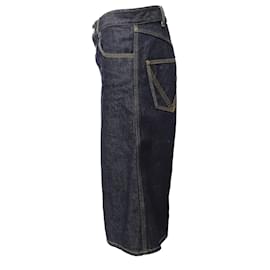 Bottega Veneta-Bottega Veneta Spring 2020 Culottes Jeans in Dark Blue Cotton-Blue