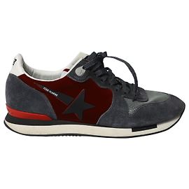 Golden Goose Deluxe Brand Baskets Running en Daim Multicolore Multicolore