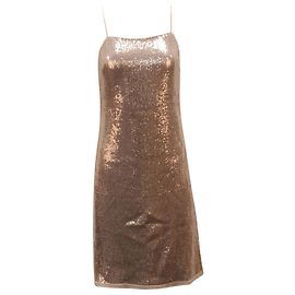 Jason Wu Sequined Dress in Metallic Viscose Metallic