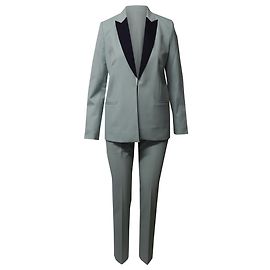 Victoria Beckham Suit in Mint Polyester Green