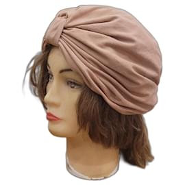 Autre Marque-Vintage 60s turban headband hat-Pink