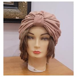 Autre Marque-JAHRGANG 60s Turban-Stirnband-Hut-Pink