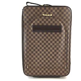 Louis Vuitton-Louis Vuitton Pegase Luggage 55 Damier Ebene Canvas-Brown