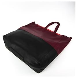 Céline-Celine Tote bag-Black,Dark red