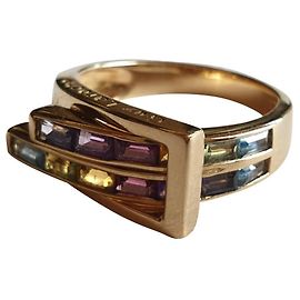 Guy Laroche Gemas de ouro amarelo 750/000 Multicor