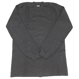 Rick Owens-Merino Thermal Level Sweater-Black