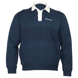 Supreme Rugby-Sweatshirt aus marineblauer Baumwolle Blau Marineblau