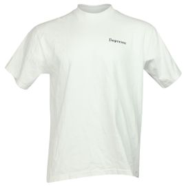 Camiseta Supreme Martin Wong Big Heat de algodón blanco Blanco