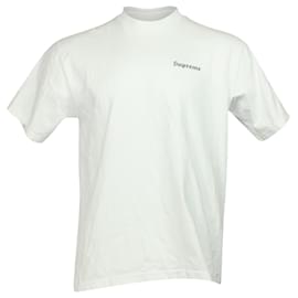 Supreme-Supreme Martin Wong Big Heat T-Shirt in White Cotton-White