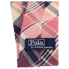 Ralph Lauren-Ralph Lauren Madras Tie in Multicolor Cotton-Other