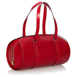 Louis Vuitton-Louis Vuitton Red Epi Soufflot-Red