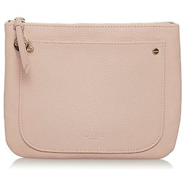 Chloé Cartera de piel rosa Chloe Rosa
