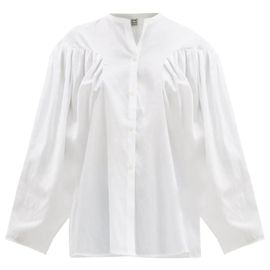 Totême Moncton-Bluse Weiß