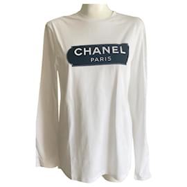 Chanel-Camiseta-Blanco roto
