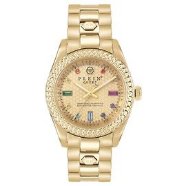 Philipp Plein Relógio Pulseira Rainha Dourado Metálico