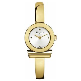 Salvatore Ferragamo Reloj de pulsera Gancino Dorado Metálico