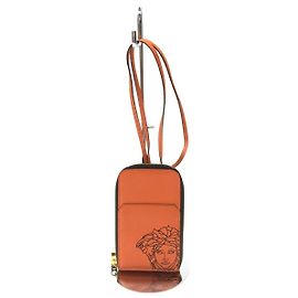 VERSACE 2020 / Neck bag / Shoulder bag / Leather / ORN Orange