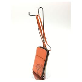 Versace-VERSACE 2020 / Neck bag / Shoulder bag / Leather / ORN-Orange