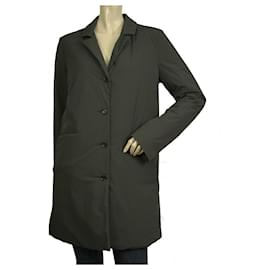 Aspesi-Aspesi Chaqueta Acolchada Cuello Poliamida Gris Antracita Mujer Talla S-Gris antracita