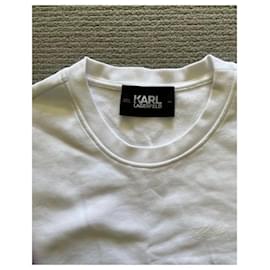 Karl Lagerfeld-Felpa Karl Largerfeld-Bianco