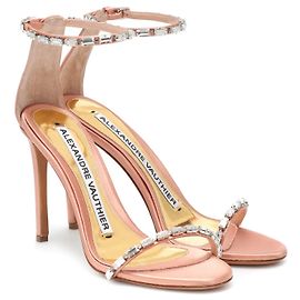 Autre Marque Sandali in raso rosa Rosa