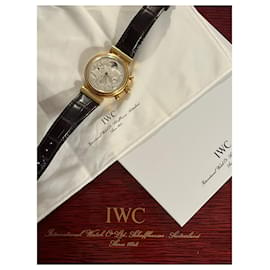 IWC-IWC Da Vinci Tourbillon limited edition-Golden