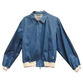 Burberry-Tamanho da jaqueta Burberry 48-Azul