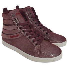 Autre Marque Pantofola d'Oro Carolina Md Sneaker Dunkelviolett Leder Größe 39 Dunkelviolett