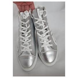 Just Cavalli-Sneakers-Silvery,White