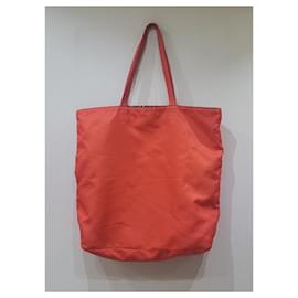 Autre Marque-Victoria's Secret orange tote bag-Orange,Coral