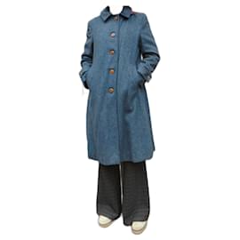 Autre Marque-talla de abrigo vintage 38-Azul